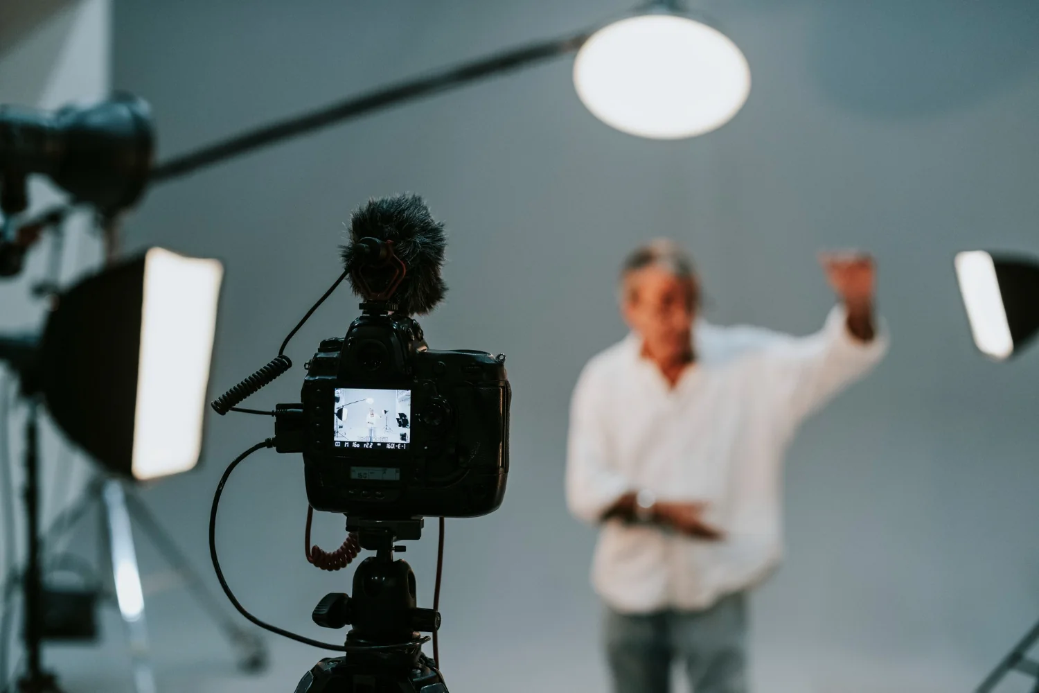 Gravação audiovisual em estúdio
